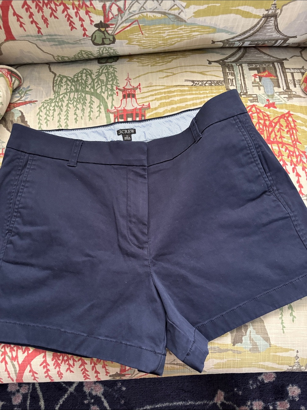 J Crew 4" chino shorts size 12 EUC